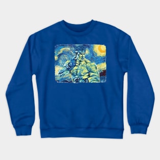 Street Fighter Van Gogh Style Crewneck Sweatshirt